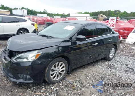 2019 Nissan Sentra Sv z USA, uszkodzony, nr VIN 3N1AB7AP2KL611613